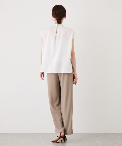 Jayro(ジャイロ)の「2WAYフロントバータイブラウス(シャツ/ブラウス・レディース・ネイビー/ブルー系その他5/ホワイト系その他/グレー系その他・M)」の17枚目の写真