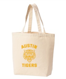 Ol' Basics(オール・ベーシックス) トートバッグ キャンバス タイガーイラスト カレッジ ロゴ プリント 鞄 BAG アメカジ メンズ レディース ユニセックス MLサイズ