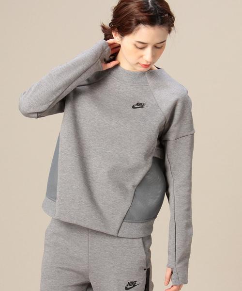 NIKE(ナイキ)の「BY NIKE テックフリースプルオーバー◆(その他トップス・レディース・ブラック/グレー・MEDIUM)」の2枚目の写真