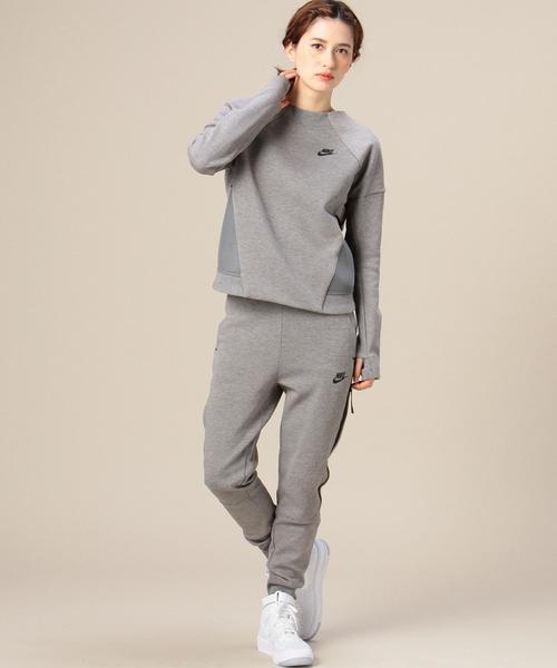 NIKE(ナイキ)の「BY NIKE テックフリースプルオーバー◆(その他トップス・レディース・ブラック/グレー・MEDIUM)」の6枚目の写真