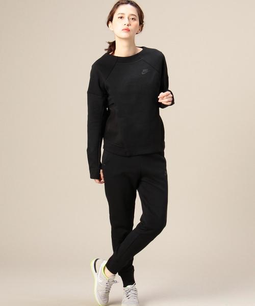 NIKE(ナイキ)の「BY NIKE テックフリースプルオーバー◆(その他トップス・レディース・ブラック/グレー・MEDIUM)」の10枚目の写真