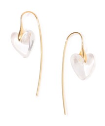 Otiumberg. Carved Quartz Heart ピアス