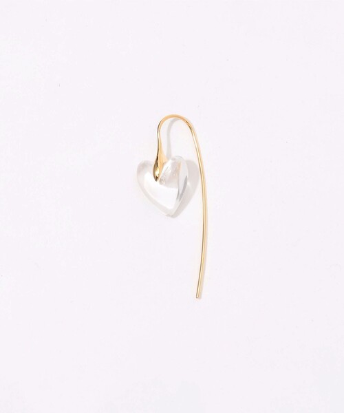 TOMORROWLAND （トゥモローランド）の「Otiumberg. Carved Quartz Heart ピアス（ピアス（両耳用）・レディース・ゴールド系その他・FREE）」の4枚目の写真