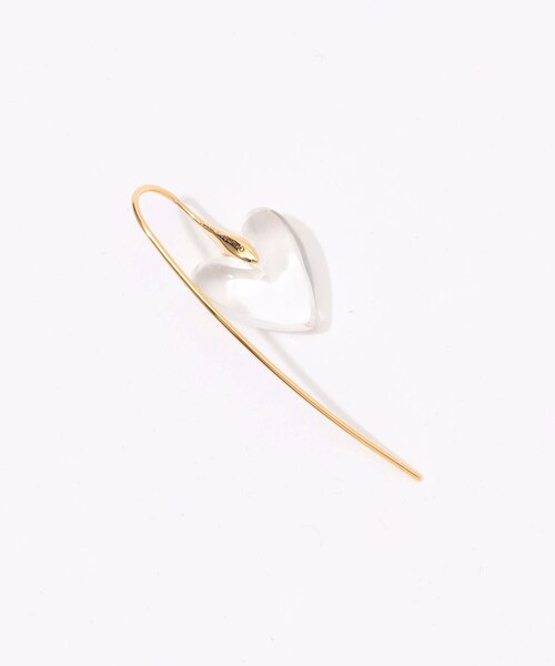 TOMORROWLAND （トゥモローランド）の「Otiumberg. Carved Quartz Heart ピアス（ピアス（両耳用）・レディース・ゴールド系その他・FREE）」の5枚目の写真