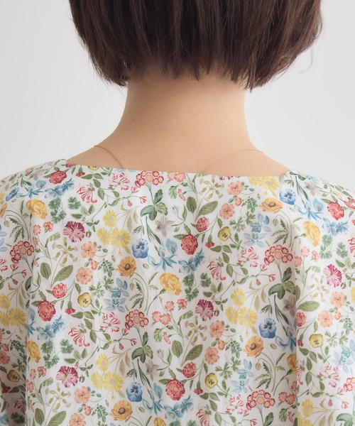 KATHARINE ROSS(キャサリンロス)の「【日本製】 LIBERTY FABRICS タックスリーブブラウス(シャツ/ブラウス・レディース・グリーン/オフホワイト/ピンク/ブルー/パープル/フューシャピンク・FREE)」の17枚目の写真