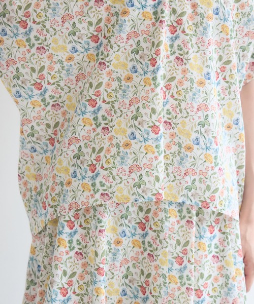 KATHARINE ROSS(キャサリンロス)の「【日本製】 LIBERTY FABRICS タックスリーブブラウス(シャツ/ブラウス・レディース・グリーン/オフホワイト/ピンク/ブルー/パープル/フューシャピンク・FREE)」の16枚目の写真