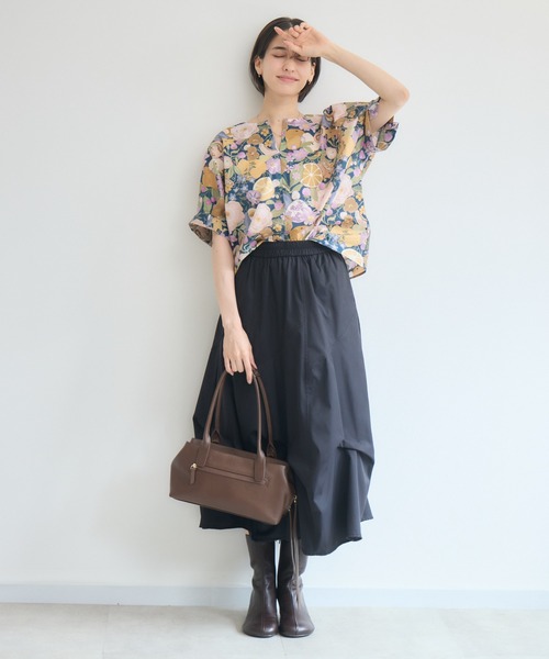 KATHARINE ROSS(キャサリンロス)の「【日本製】 LIBERTY FABRICS タックスリーブブラウス(シャツ/ブラウス・レディース・グリーン/オフホワイト/ピンク/ブルー/パープル/フューシャピンク・FREE)」の20枚目の写真