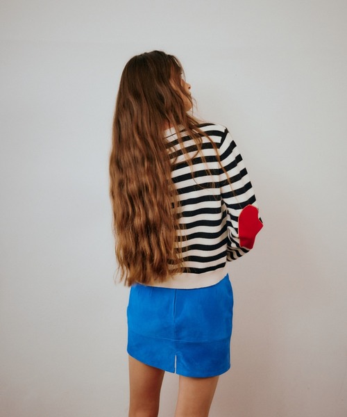 GREEN BUTTER(グリーンバター)の「MARINER PATCH CARDIGAN(カーディガン/ボレロ・レディース・ブラック/コバルトブルー・FREE)」の7枚目の写真
