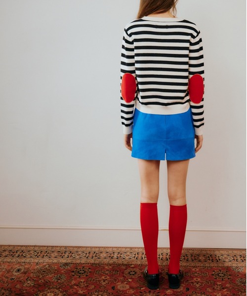 GREEN BUTTER(グリーンバター)の「MARINER PATCH CARDIGAN(カーディガン/ボレロ・レディース・ブラック/コバルトブルー・FREE)」の8枚目の写真