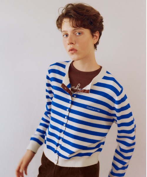 GREEN BUTTER(グリーンバター)の「MARINER PATCH CARDIGAN(カーディガン/ボレロ・レディース・ブラック/コバルトブルー・FREE)」の21枚目の写真