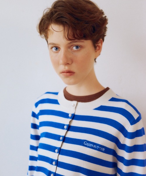 GREEN BUTTER(グリーンバター)の「MARINER PATCH CARDIGAN(カーディガン/ボレロ・レディース・ブラック/コバルトブルー・FREE)」の22枚目の写真