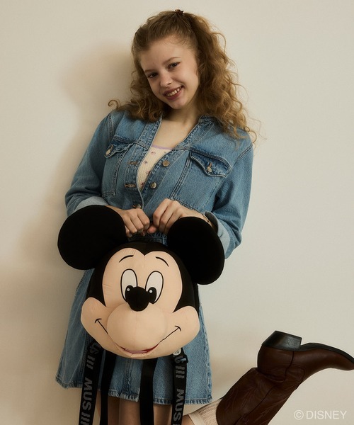 Disney SERIES CREATED by MUS(ディズニーシリーズクリエイテッドバイエムユーエス)の「MD PLUSH バックパック / MICKEY(バックパック/リュック・レディース・ブラック・FREE)」の2枚目の写真
