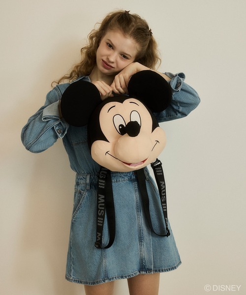 Disney SERIES CREATED by MUS(ディズニーシリーズクリエイテッドバイエムユーエス)の「MD PLUSH バックパック / MICKEY(バックパック/リュック・レディース・ブラック・FREE)」の6枚目の写真