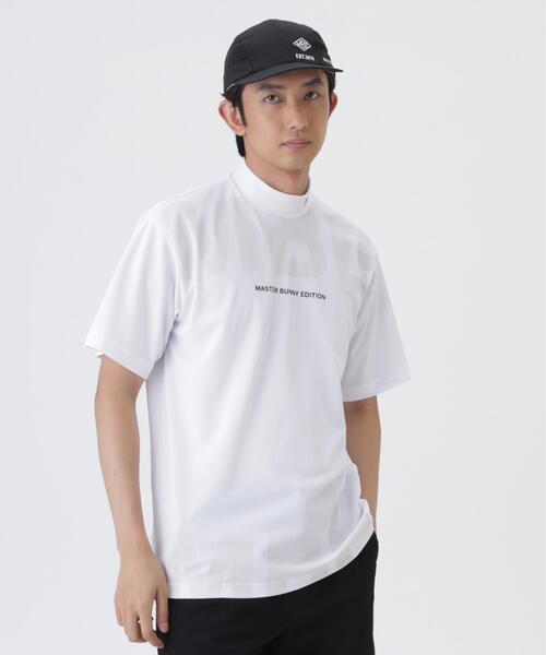 MASTER BUNNY EDITION(マスターバニーエディション)の「【MASTER BUNNY EDITION】ダイヤメッシュ半袖ハイネックカットソー(Tシャツ/カットソー・メンズ・グリーン系その他/ブラック/ホワイト・XX-LARGE/X-LARGE/LARGE/MEDIUM)」の1枚目の写真