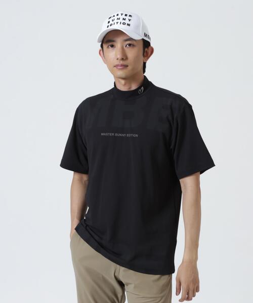 MASTER BUNNY EDITION(マスターバニーエディション)の「【MASTER BUNNY EDITION】ダイヤメッシュ半袖ハイネックカットソー(Tシャツ/カットソー・メンズ・グリーン系その他/ブラック/ホワイト・XX-LARGE/X-LARGE/LARGE/MEDIUM)」の2枚目の写真