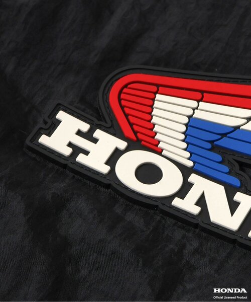 BREEZE(ブリーズ)の「【リンク】Honda 大人シャカシャカレーシングジャケット(ナイロンジャケット・メンズ・ブラック/レインボー・LARGE/MEDIUM)」の12枚目の写真