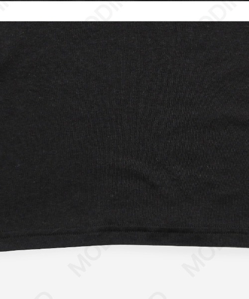 modimood（モディムード）の「華奢見えフィットヘンリーネックフード長袖Tシャツ（Tシャツ/カットソー・レディース・チャコール/ホワイト・FREE）」の21枚目の写真