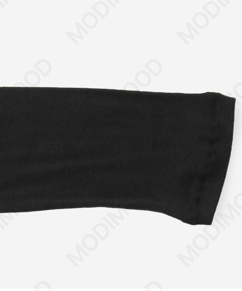 modimood（モディムード）の「華奢見えフィットヘンリーネックフード長袖Tシャツ（Tシャツ/カットソー・レディース・チャコール/ホワイト・FREE）」の22枚目の写真