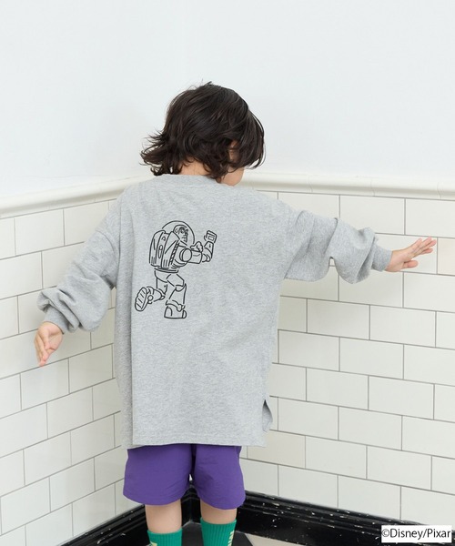 LOWRYS FARM（ローリーズファーム）の「KIDS / TOY STORY(トイ・ストーリー)/プリントＴ  828549（Tシャツ/カットソー・キッズ・ホワイト系5/ホワイト系8/ブラック/ピンク/グレー・110cm/150cm/130cm）」の4枚目の写真