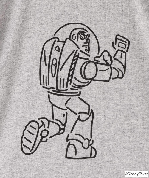LOWRYS FARM（ローリーズファーム）の「KIDS / TOY STORY(トイ・ストーリー)/プリントＴ  828549（Tシャツ/カットソー・キッズ・ホワイト系5/ホワイト系8/ブラック/ピンク/グレー・110cm/150cm/130cm）」の8枚目の写真