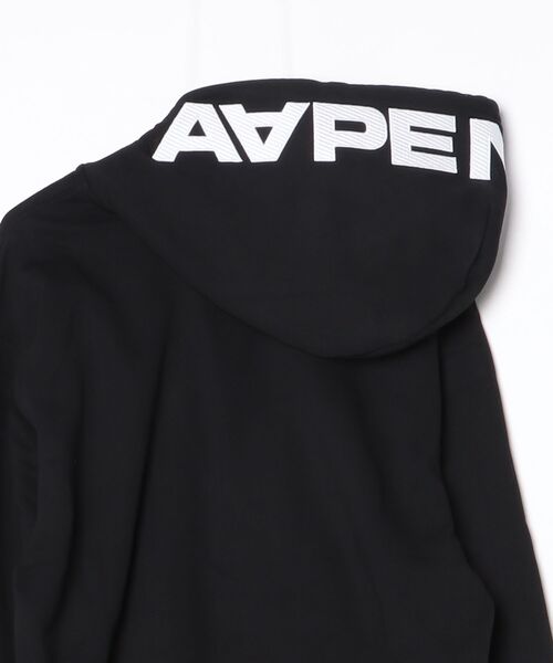 AAPE BY A BATHING APE（エーエイプバイアベイシングエイプ）の「AAPE NOW ZIP UP HOODIE（パーカー・メンズ・ネイビー/ブラック・MEDIUM/SMALL/X-LARGE/LARGE）」の10枚目の写真