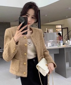 Tweed ブレザー 1（ノーカラージャケット）｜Deuxieme Classe