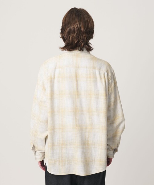 BEAUTY&YOUTH UNITED ARROWS（ビューティーアンドユースユナイテッドアローズ）の「ウーブン ネル チェック シャツ（シャツ/ブラウス・メンズ・ダークグレー/ナチュラル/ロイヤルブルー・M/S/L/XL）」の20枚目の写真