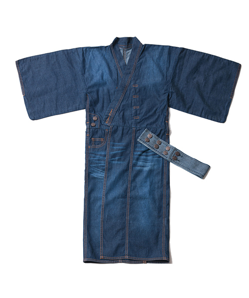 glamb mini（グラムミニ）の「AZAMI（浴衣・キッズ・インディゴブルー/ブルー系その他/ブラック・1/3/2/4）」の4枚目の写真