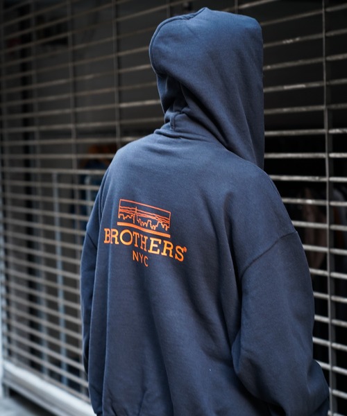 68&brothers(シックスティエイトアンドブラザーズ)の「68&BROTHERS / HE LOGO ZIP UP HOODIE(パーカー・メンズ・ネイビー/ブラック/ライトグレー・MEDIUM/LARGE/X-LARGE)」の8枚目の写真