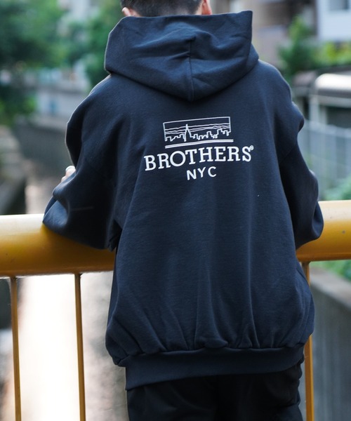68&brothers(シックスティエイトアンドブラザーズ)の「68&BROTHERS / HE LOGO ZIP UP HOODIE(パーカー・メンズ・ネイビー/ブラック/ライトグレー・MEDIUM/LARGE/X-LARGE)」の15枚目の写真