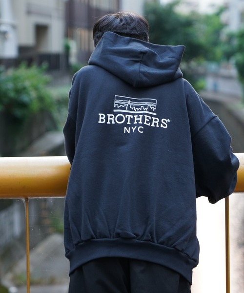 68&brothers(シックスティエイトアンドブラザーズ)の「68&BROTHERS / HE LOGO ZIP UP HOODIE(パーカー・メンズ・ネイビー/ブラック/ライトグレー・MEDIUM/LARGE/X-LARGE)」の17枚目の写真