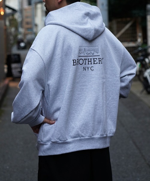 68&brothers(シックスティエイトアンドブラザーズ)の「68&BROTHERS / HE LOGO ZIP UP HOODIE(パーカー・メンズ・ネイビー/ブラック/ライトグレー・MEDIUM/LARGE/X-LARGE)」の12枚目の写真