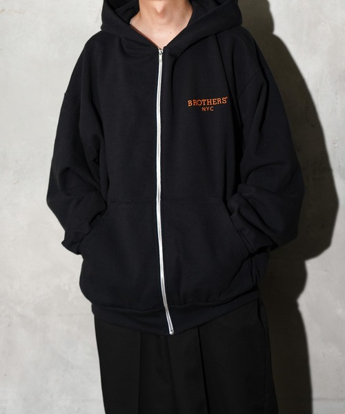 68&brothers(シックスティエイトアンドブラザーズ)の「68&BROTHERS / HE LOGO ZIP UP HOODIE(パーカー・メンズ・ネイビー/ブラック/ライトグレー・MEDIUM/LARGE/X-LARGE)」の18枚目の写真