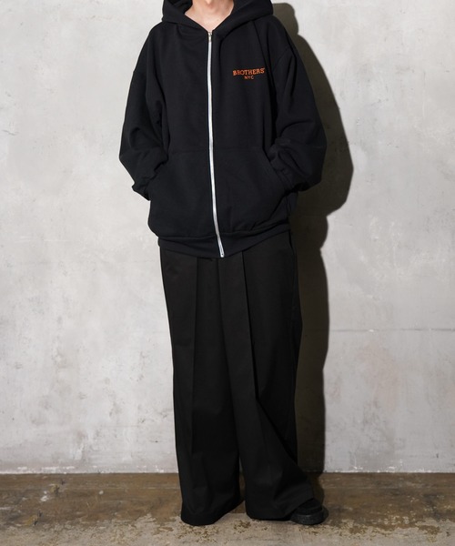 68&brothers(シックスティエイトアンドブラザーズ)の「68&BROTHERS / HE LOGO ZIP UP HOODIE(パーカー・メンズ・ネイビー/ブラック/ライトグレー・MEDIUM/LARGE/X-LARGE)」の19枚目の写真