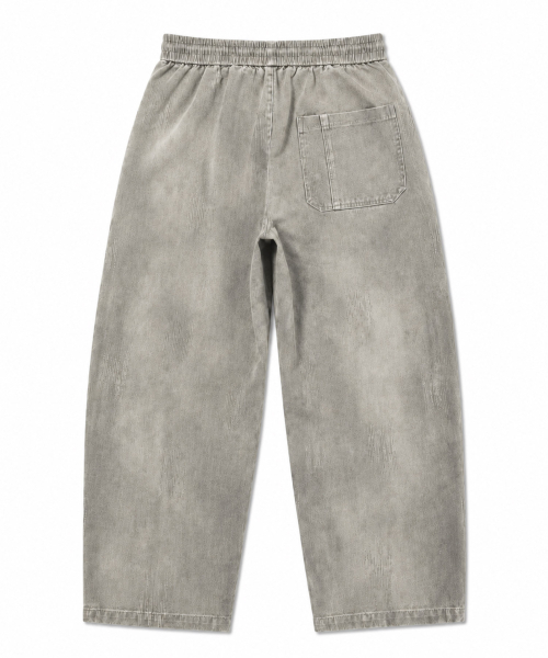 GRAYBLVD(グレイブラバット)の「ラバン ウォッシュドカーブドパンツ (グレー)(その他パンツ・メンズ・その他・MEDIUM/LARGE/X-LARGE)」の4枚目の写真
