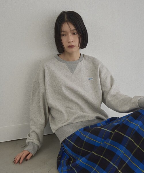 PENNEYS(ぺニーズ)の「【Penneys(ぺニーズ)別注】配色アソートガゼット裏毛スウェット(スウェット・レディース・ナチュラル/ライトピンク/コバルトブルー/ライム/ダークグレー/ワインレッド・M/L)」の3枚目の写真