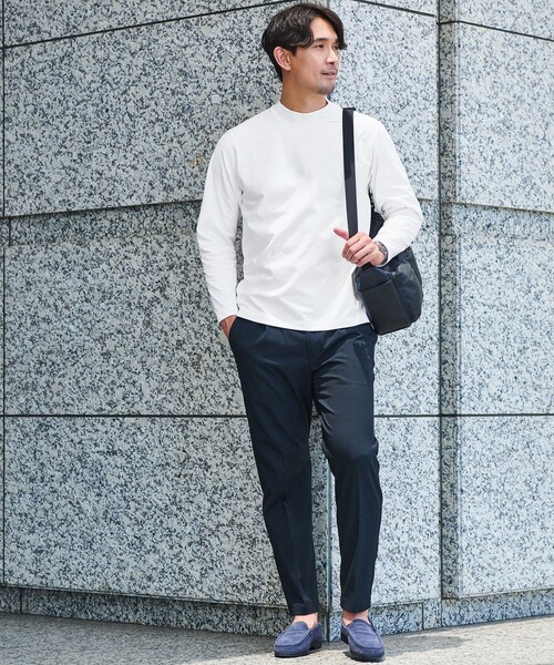 green label relaxing(グリーンレーベルリラクシング)の「【WEB限定】JUST fit ウールライク 1プリーツ イージーパンツ -ストレッチ-(その他パンツ・メンズ・ダークグレー/ブラック/ネイビー/ダークブラウン/オリーブ・M/L/S/XS/XXL/XL)」の17枚目の写真