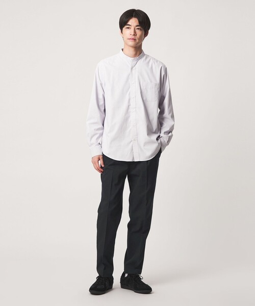green label relaxing(グリーンレーベルリラクシング)の「【WEB限定】JUST fit ウールライク 1プリーツ イージーパンツ -ストレッチ-(その他パンツ・メンズ・ダークグレー/ブラック/ネイビー/ダークブラウン/オリーブ・M/L/S/XS/XXL/XL)」の19枚目の写真