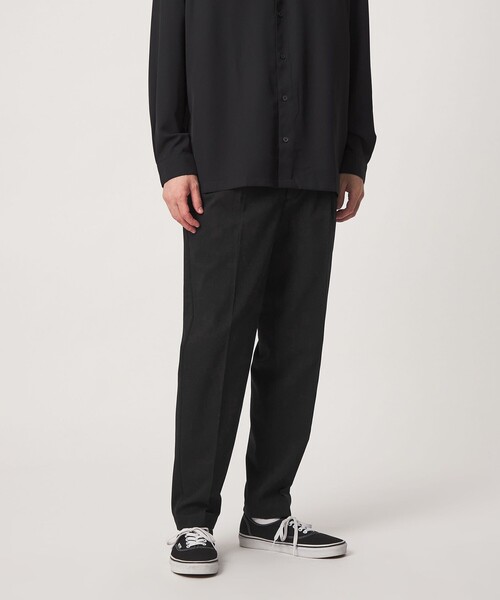 green label relaxing(グリーンレーベルリラクシング)の「【WEB限定】JUST fit ウールライク 1プリーツ イージーパンツ -ストレッチ-(その他パンツ・メンズ・ダークグレー/ブラック/ネイビー/ダークブラウン/オリーブ・M/L/S/XS/XXL/XL)」の20枚目の写真