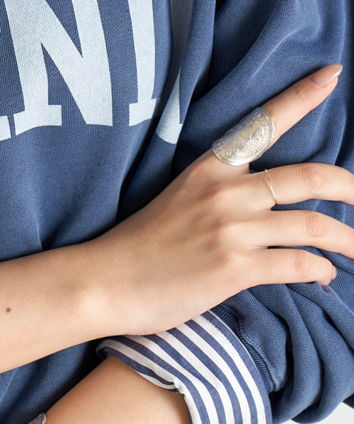 AP STUDIO（エーピーストゥディオ）の「【GIGI/ジジ】Artemis capped bust ring（リング・レディース・シルバー・11/13）」の3枚目の写真
