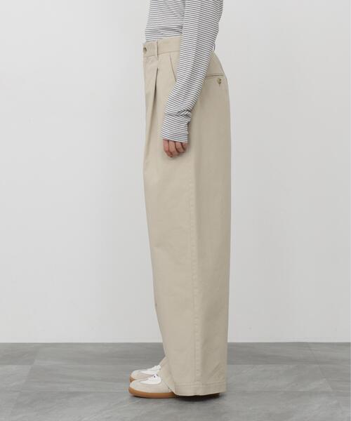 human woman(ヒューマンウーマン)の「◆高密度チノクロスパンツ(その他パンツ・レディース・カーキ/ベージュ・MEDIUM/SMALL)」の8枚目の写真