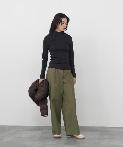 human woman(ヒューマンウーマン)の「◆高密度チノクロスパンツ(その他パンツ・レディース・カーキ/ベージュ・MEDIUM/SMALL)」の17枚目の写真