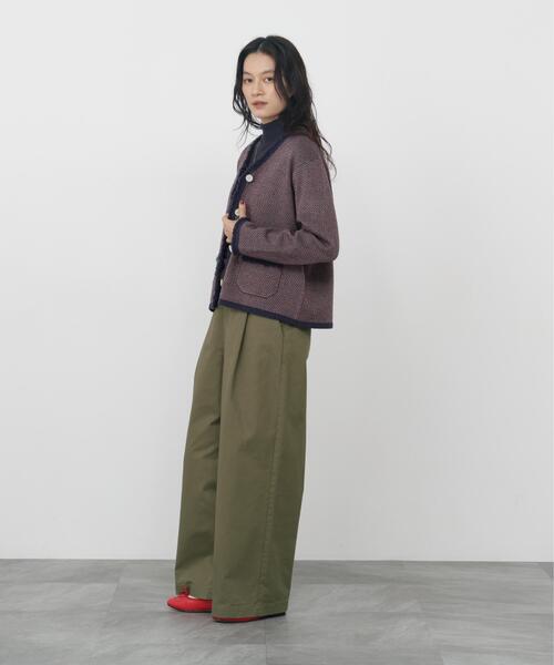 human woman(ヒューマンウーマン)の「◆高密度チノクロスパンツ(その他パンツ・レディース・カーキ/ベージュ・MEDIUM/SMALL)」の18枚目の写真