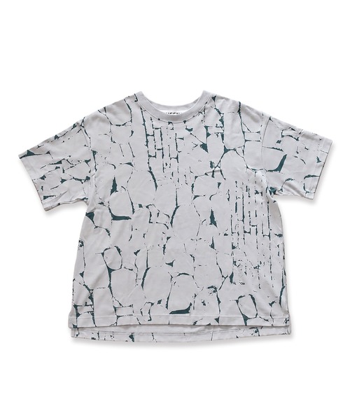 sneeuw(スニュウ)の「ブロックTシャツ(Tシャツ/カットソー・レディース・チャコールグレー/グレー・1/3)」の5枚目の写真