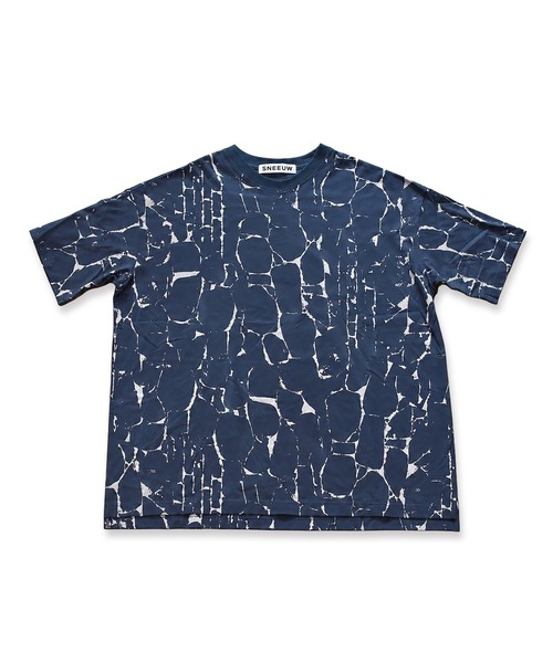sneeuw(スニュウ)の「ブロックTシャツ(Tシャツ/カットソー・レディース・チャコールグレー/グレー・1/3)」の7枚目の写真