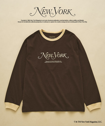 417 EDIFICE（フォーワンセブンエディフィス）の「NY MAGAZINE × 417別注 ロングスリーブ Tシャツ（Tシャツ/カットソー）」