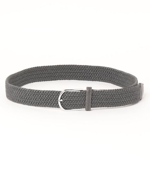 VIBGYOR（ヴィブジョー）の「VIBGYOR Select／編込み ゴムメッシュベルト（ベルト・メンズ・ブラック/ベージュ/ネイビー/グレー/ブルー系その他/ブラウン/チャコールグレー/ワイン/C/D/E/A/B/F/G/ダークグレー・FREE）」の6枚目の写真