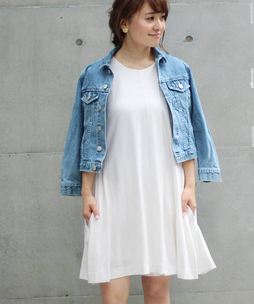 LIMITLESS LUXURY(リミットレスラグジュアリー)の「ノースリーブカットオールインワン◆(サロペット/オーバーオール・レディース・ホワイト/ベージュ/ネイビー・38/36)」の1枚目の写真