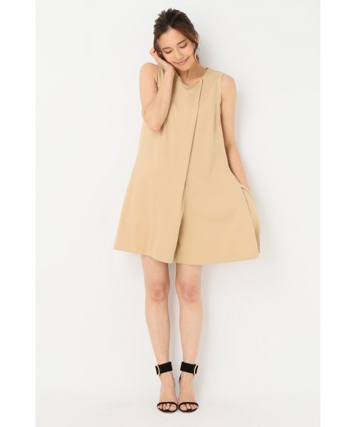 LIMITLESS LUXURY(リミットレスラグジュアリー)の「ノースリーブカットオールインワン◆(サロペット/オーバーオール・レディース・ホワイト/ベージュ/ネイビー・38/36)」の5枚目の写真