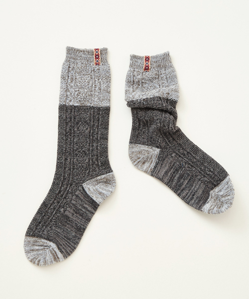 チャイハネ(チャイハネ)の「【チャイハネ】テープルーズソックス 靴下23~25cm(ソックス/靴下・レディース・オレンジ/パープル/ブラウン/ブラック/ピンク・FREE)」の2枚目の写真